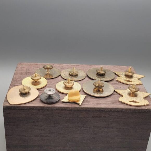 VINTAGE Texas Motorcycle Team Hat Pins - Picture 5 of 6